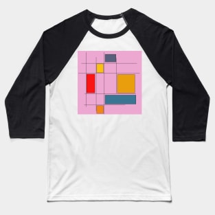 abstract art pattern Baseball T-Shirt